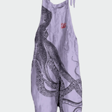 Macacão feminino de perna larga - Ines Braga