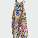 Macacão retrô com estampa de borboleta – Conforto e estilo para todas as ocasiões - Ines Braga