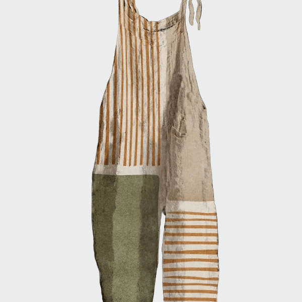 Macacão retrô de pernas fartas - Ines Braga