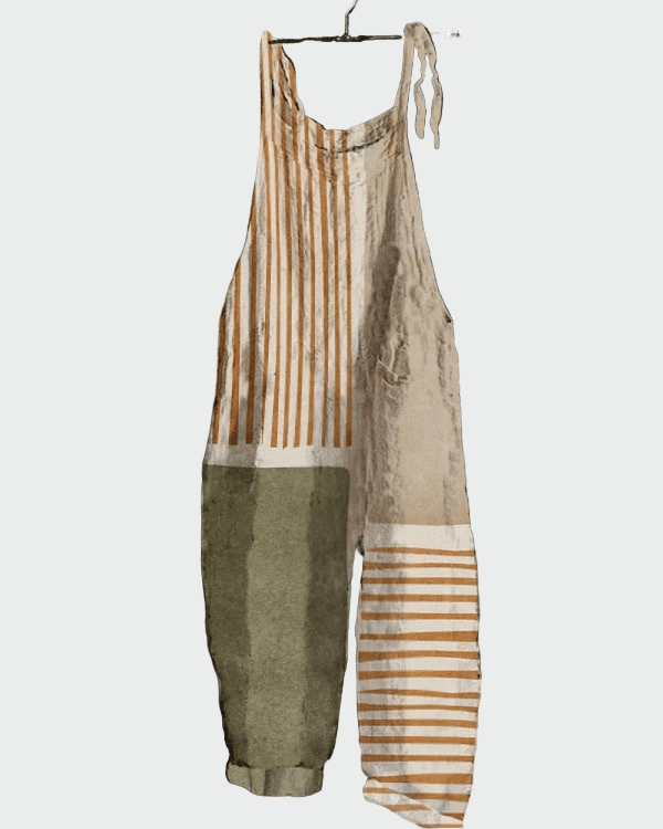 Macacão retrô de pernas fartas - Ines Braga