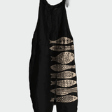 Macacão vintage de uma peça com estampa floral – Estilo elegante e conforto - Ines Braga