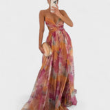 Madeline | Vestido Longo Floral para uma Elegância sem Esforço - Ines Braga