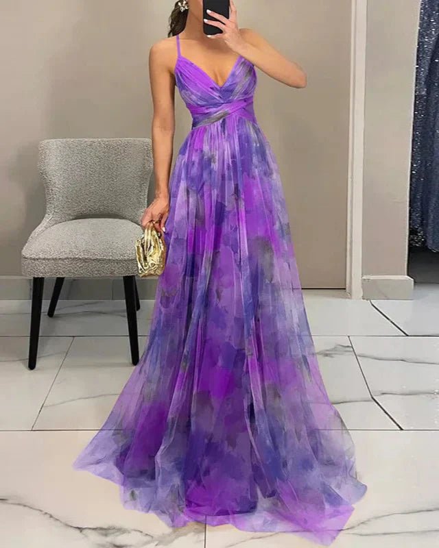 Madeline | Vestido Longo Floral para uma Elegância sem Esforço - Ines Braga