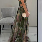 Madeline | Vestido Longo Floral para uma Elegância sem Esforço - Ines Braga