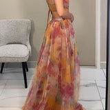 Madeline | Vestido Longo Floral para uma Elegância sem Esforço - Ines Braga