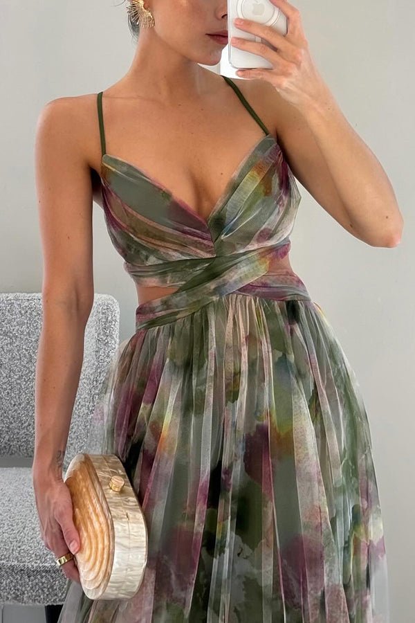 Madeline | Vestido Longo Floral para uma Elegância sem Esforço - Ines Braga