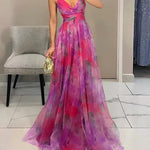 Madeline | Vestido Longo Floral para uma Elegância sem Esforço - Ines Braga