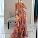 Madeline | Vestido Longo Floral para uma Elegância sem Esforço - Ines Braga