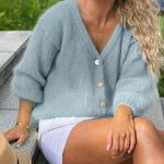 Manuela | Camisola de Malha com Botões e Manga Comprida - Ines Braga