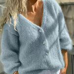 Manuela | Camisola de Malha com Botões e Manga Comprida - Ines Braga