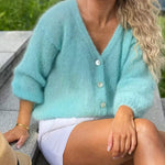 Manuela | Camisola de Malha com Botões e Manga Comprida - Ines Braga