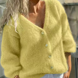 Manuela | Camisola de Malha com Botões e Manga Comprida - Ines Braga