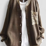 Marcelina | Casaco em Malha com Bolsos - Ines Braga