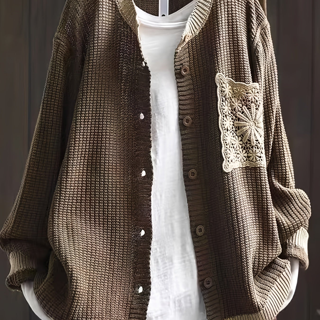 Marcelina | Casaco em Malha com Bolsos - Ines Braga