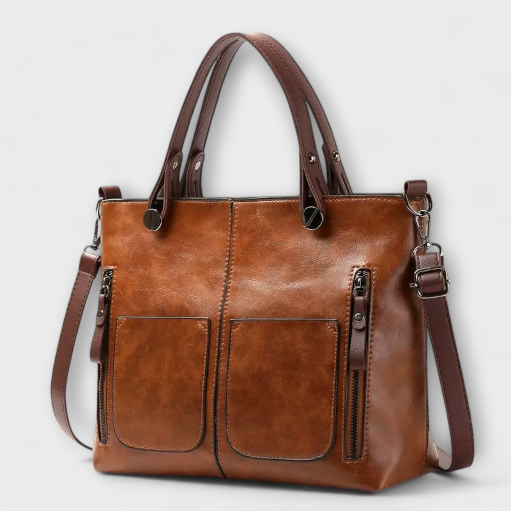 Maria. - Bolsa de couro elegante - Ines Braga