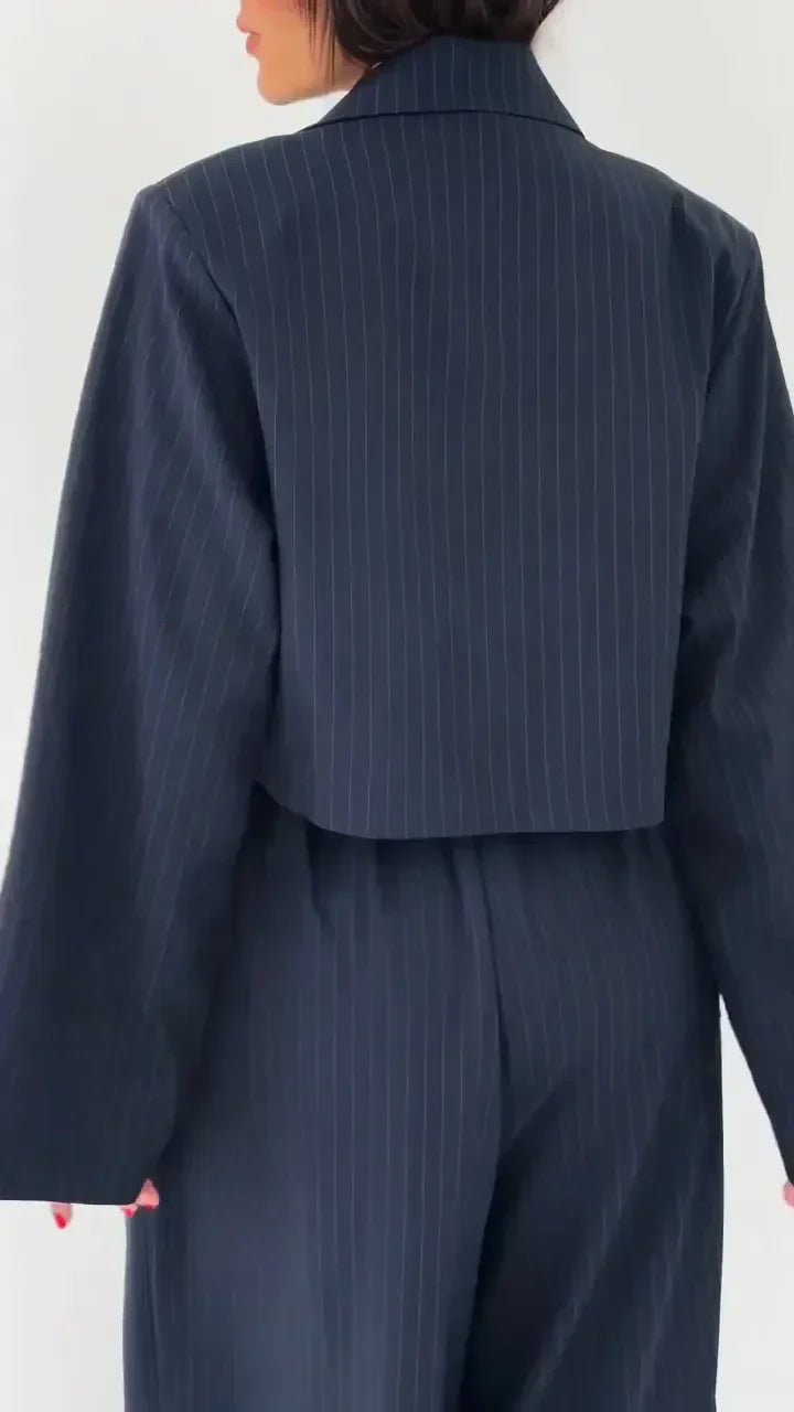 Maria™ - Conjunto Feminino Com Bustier + Casaco – Estilo elegante e moderno - Ines Braga