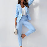 Maria | Fato Feminino Sofisticado de Duplo Abotoamento com Corte Ajustado - Ines Braga