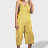 Mariana™ | Macacão Elegante de Linho de Verão - Ines Braga