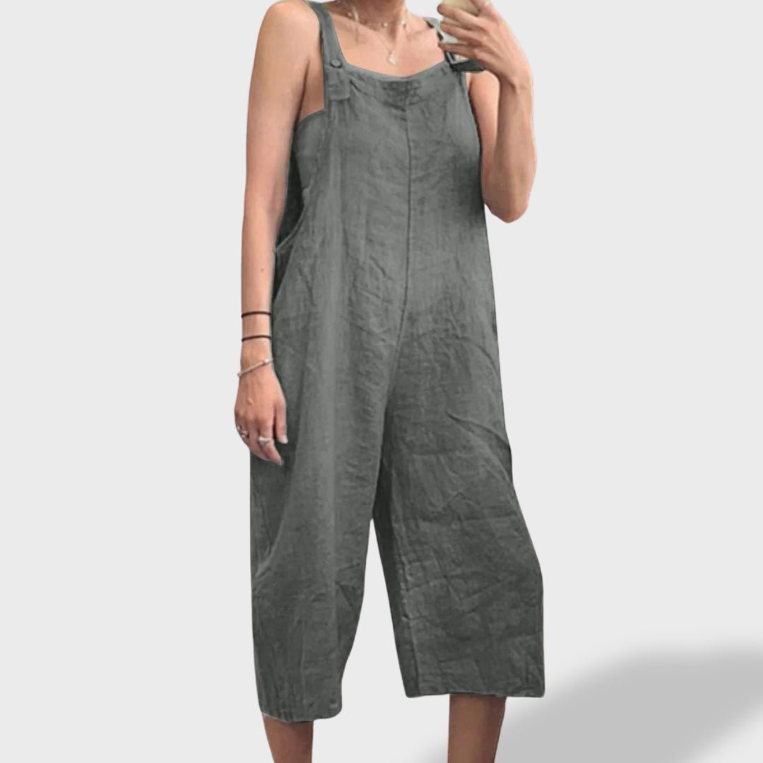 Mariana™ | Macacão Elegante de Linho de Verão - Ines Braga