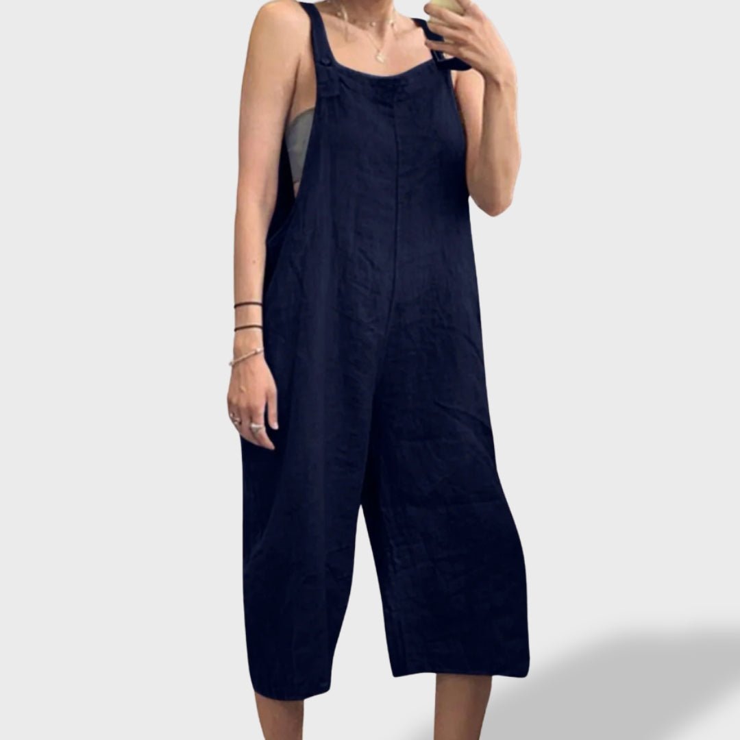 Mariana™ | Macacão Elegante de Linho de Verão - Ines Braga