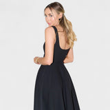 Maribel - Vestido Midi com decote quadrado - Ines Braga