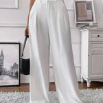 Martina - Calças cónicas de perna larga - Ines Braga