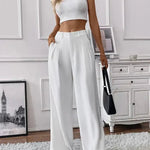 Martina - Calças cónicas de perna larga - Ines Braga