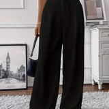 Martina - Calças cónicas de perna larga - Ines Braga