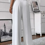 Martina - Calças cónicas de perna larga - Ines Braga