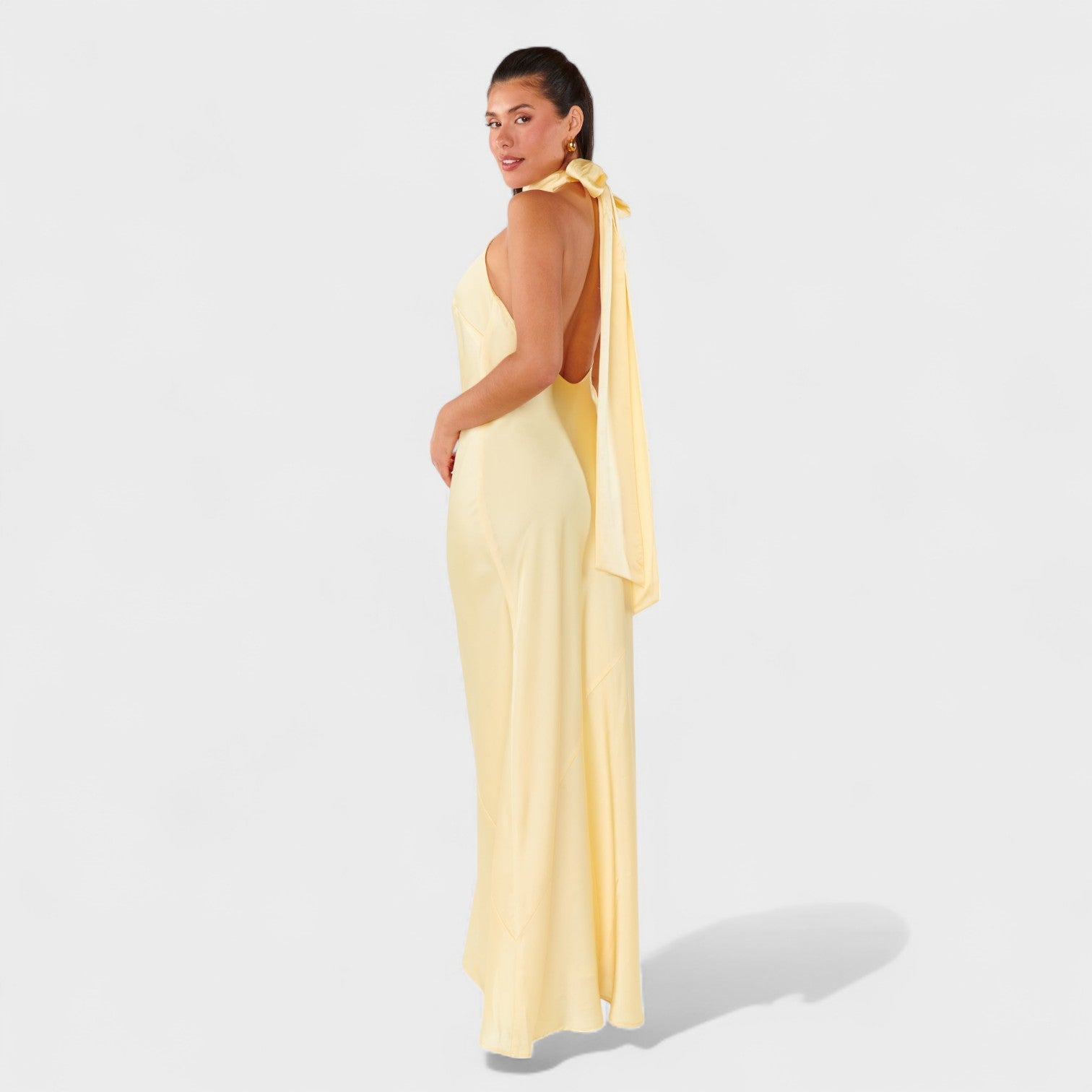 Martina - Vestido com laço de cetim - Ines Braga