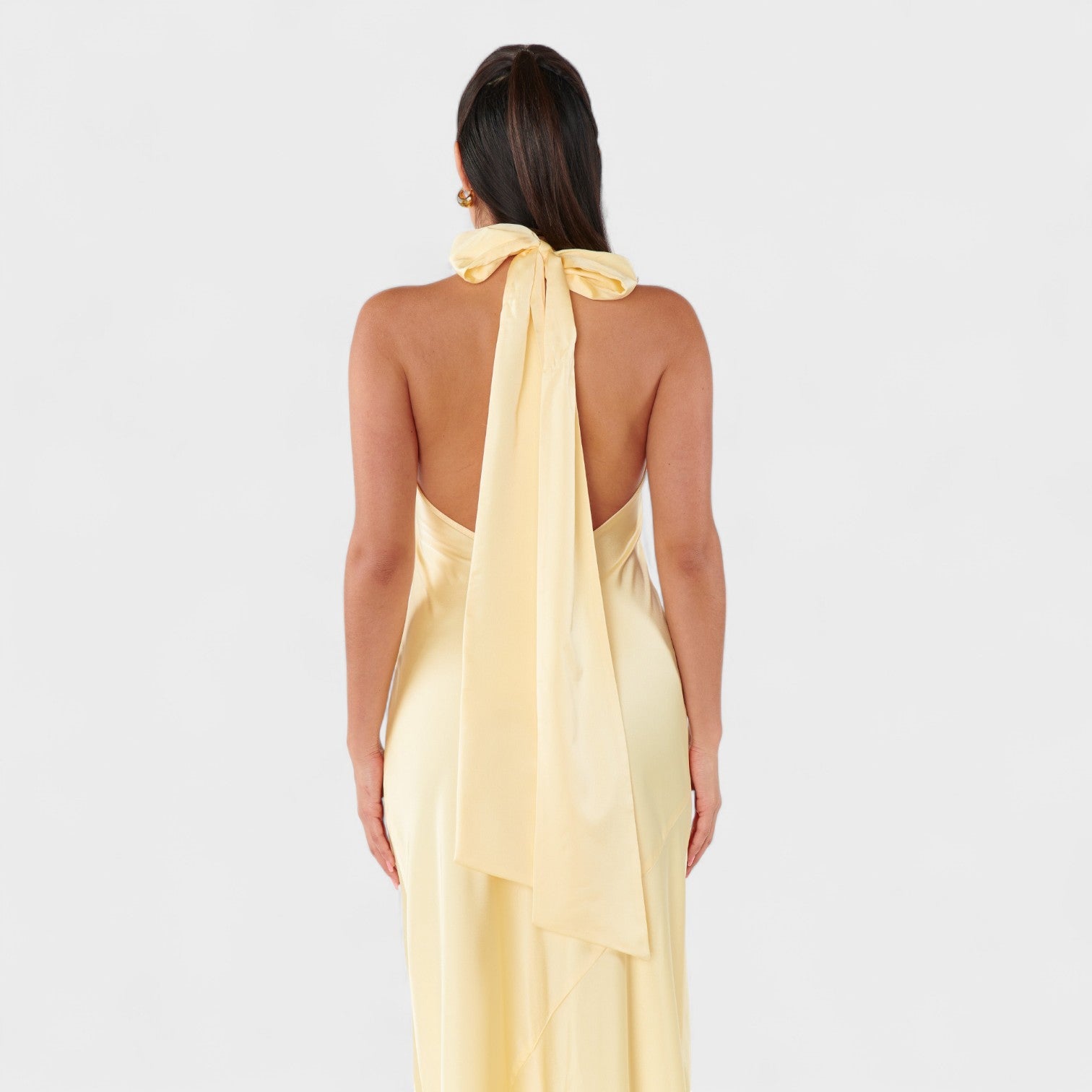 Martina - Vestido com laço de cetim - Ines Braga