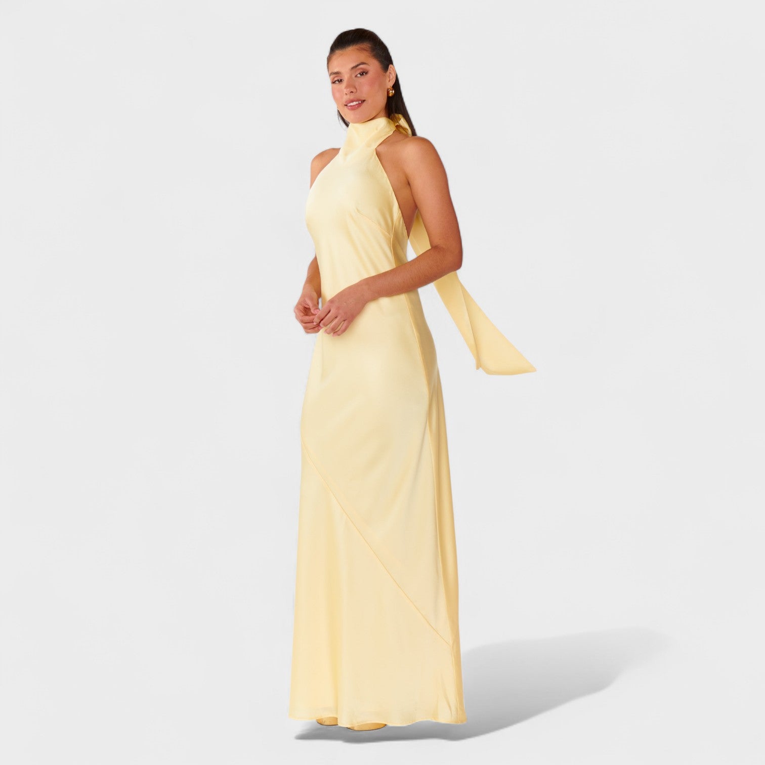 Martina - Vestido com laço de cetim - Ines Braga