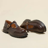 Mary Janes - Sapato Elegante em Couro - Ines Braga