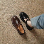 Mary Janes - Sapato Elegante em Couro - Ines Braga