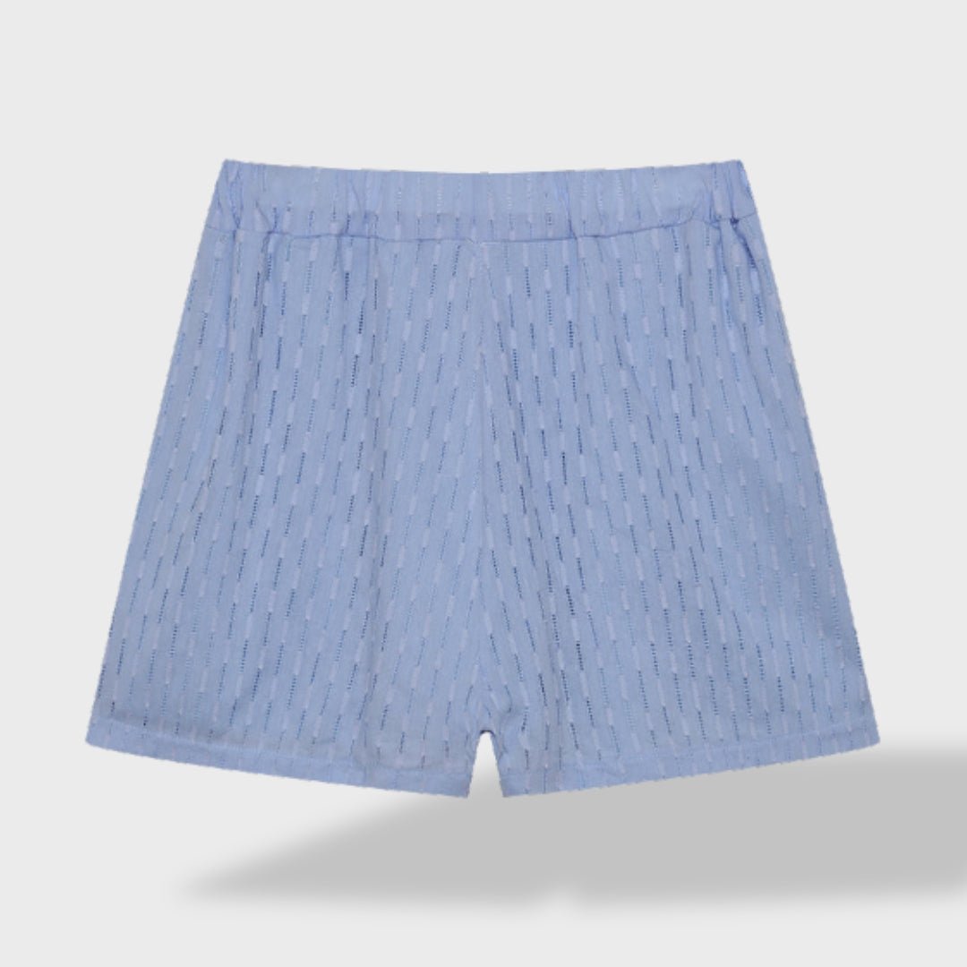 Maud | Conjunto de camisa e shorts de linho chique - Ines Braga