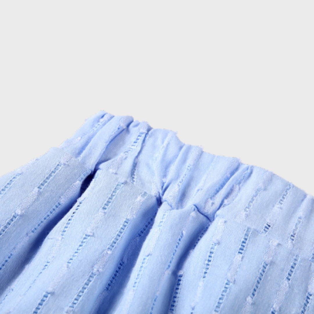 Maud | Conjunto de camisa e shorts de linho chique - Ines Braga