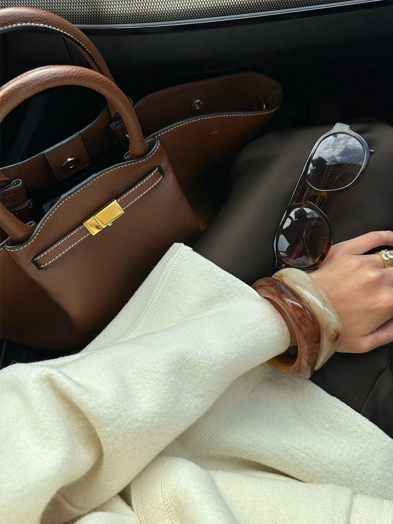 Melanie - Bolsa de couro - Ines Braga