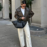 Melanie - Bolsa de couro - Ines Braga