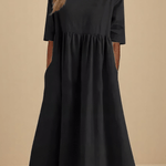 Minea™ | Vestido Em Algodão Arejado - Ines Braga