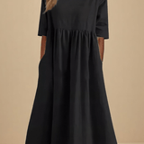 Minea™ | Vestido Em Algodão Arejado - Ines Braga