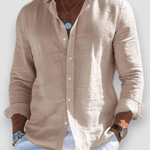 MIRAVO | Camisa casual em linho para homem - Ines Braga