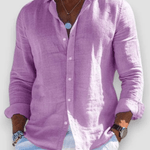 MIRAVO | Camisa casual em linho para homem - Ines Braga