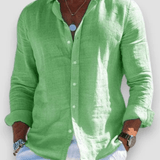 MIRAVO | Camisa casual em linho para homem - Ines Braga