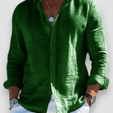 MIRAVO | Camisa casual em linho para homem - Ines Braga