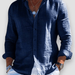 MIRAVO | Camisa casual em linho para homem - Ines Braga