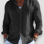 MIRAVO | Camisa casual em linho para homem - Ines Braga