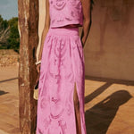 Moise | Conjunto Rosa em Renda - Ines Braga