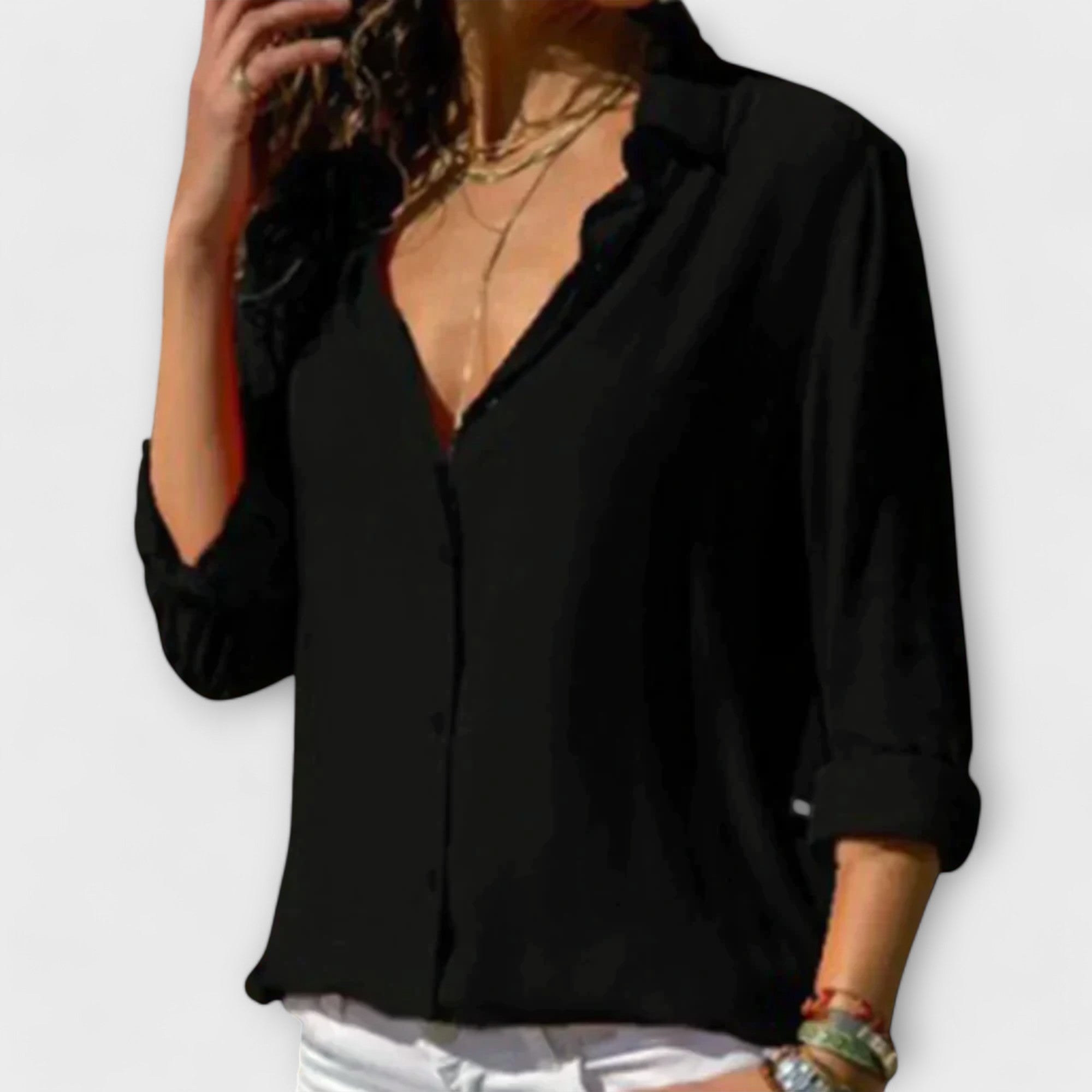 Monias - Blusa de Cetim - Ines Braga