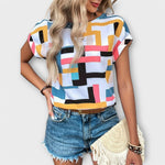 Mónica - Blusa de manga curta - Ines Braga