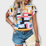 Mónica - Blusa de manga curta - Ines Braga